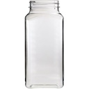 Bottle 16 oz Square